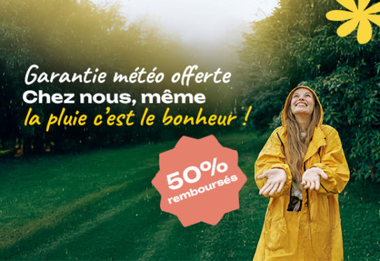 Flower Campings innove avec la première Garantie Météo du camping en France – Des vacances l’esprit léger, même sous la pluie !